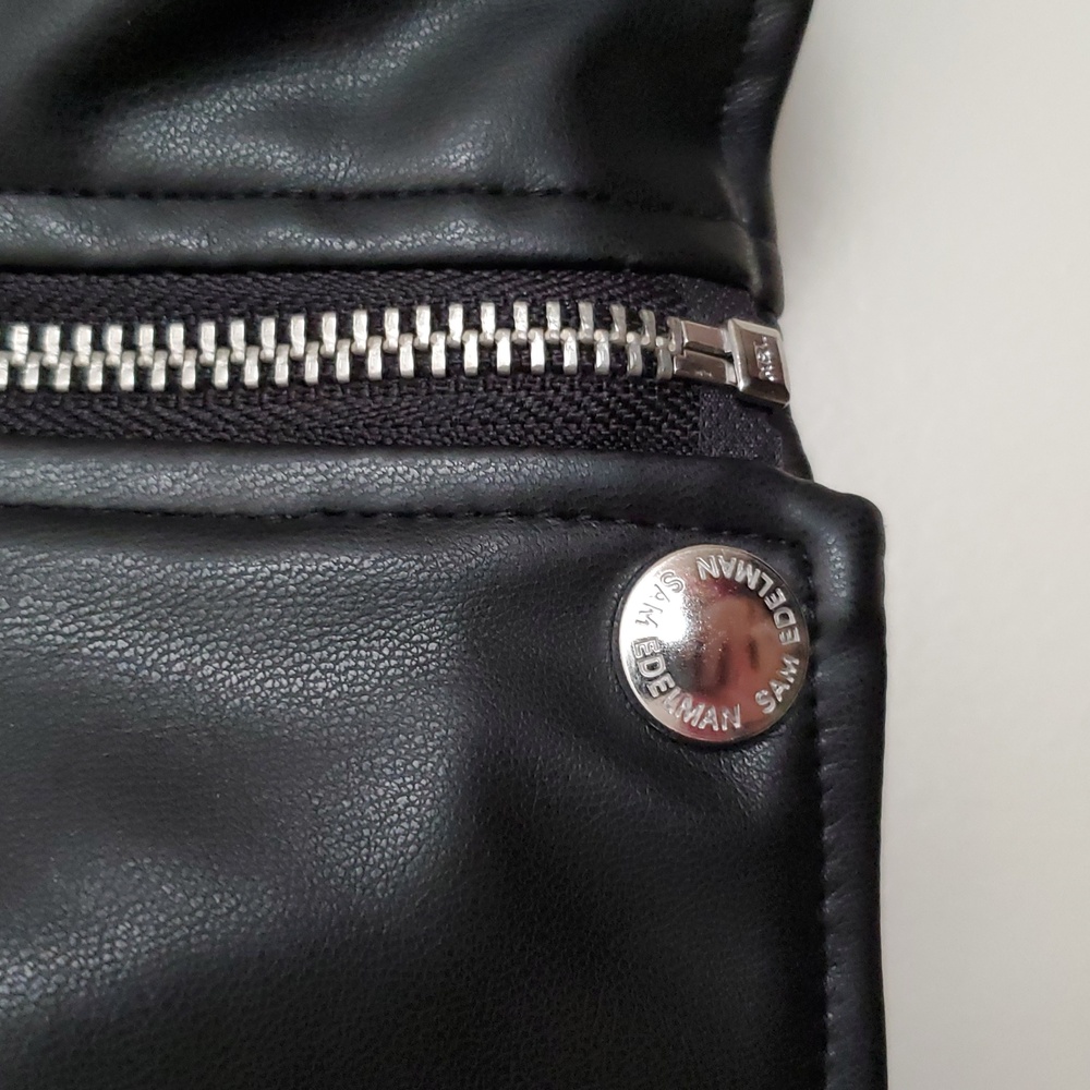 *NWT* Sam Edelman Vegan Faux Leather Moto Jacket - Picture 11 of 16